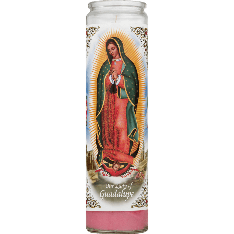 Our Lady Of Guadalupe Candle - 8 Devotional Novena Candle