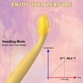 thumbnail image 3 of TLUDA Rechargeable G Spot Vibrator Magic Wand Vibrator Adult Sex Toys for Women Yellow, 3 of 8