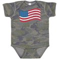thumbnail image 3 of Inktastic Grunge American Flag Boys or Girls Baby Bodysuit, 3 of 5