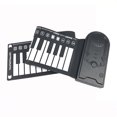 thumbnail image 1 of Instrumentos musicales 49 teclas piano de mano niños principiantes silicona portátil plegable órgano electrónico, 1 of 5