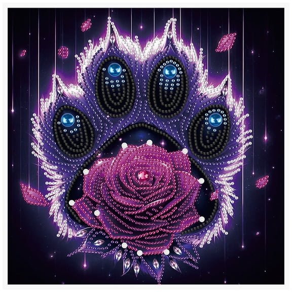 Rose Paw Diamond Art Painting Kit