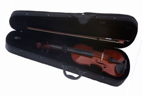 DLuca VIOF12 Student Violin Outfit with Case and Bow 1/2