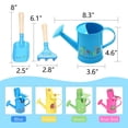 thumbnail image 2 of Sungmor Small Watering Can Set Cute Little Gardener Kit | Package Includes 3PC Blue Number Watering Can & Trowel & Rake Gardening Hand Tools | Perfect for Garden,Yard or Beach, 2 of 6