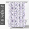 thumbnail image 3 of Light Purple Lavender and Lilac Shower Curtains,Cute Bow Floral Bath Curtains for Bathroom,Waterproof Polyester Fabric Bath Curtain Decor Accessories with Hooks 72"W x 96"L (Pack of 1), 3 of 6