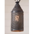 thumbnail image 3 of 15-Inch Electrified Hanging Lantern in Kettle Black, 3 of 3