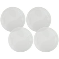 HOMEMAXS 4 Pcs Plastic Jar Lids Wide Mouth Cup Canning Food Ball Baby Transparent