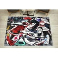 thumbnail image 2 of Sneakers Rug, Front Door Rug, Personalized Gifts Rug, Luxury Rug, Graffiti Rugs, Large Rug, Corridor Rug, Modern Rugs, Gift For Her Rug, 2.6'x4' - 80x120 cm, 2 of 4