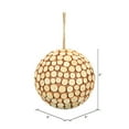 thumbnail image 2 of Vickerman 8" Pine Chip Ball Ornament, 2 of 2