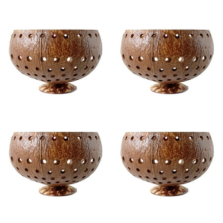 Rainforest Bowls Punchout Coconut Planter 4-Pack