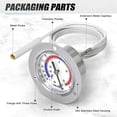 thumbnail image 3 of 1 Pcs Vapor Capillary Refrigeration Thermometer,2 Inch Dial, 48 Inch Capillary Length,Accuracy 2%, 3 of 5