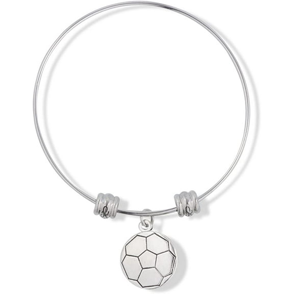 EPJ Soccer Football Sports Ball Fancy Charm Bangle