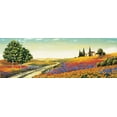 thumbnail image 2 of Leblanc, Richard 24x11 White Modern Wood Framed Museum Art Print Titled - Morning in the Valley, 2 of 4
