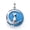 Blue Turquoise, variant on 1pc Natural Cat Moon Crystal Gemstone Chakra Pendant Reiki Healing Energy Charms-Turquoise