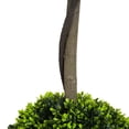 thumbnail image 5 of Christopher Knight Home 34" Topiary Boxwood Tree in Black Plastic Pot, Pre-Potted Faux Greenery Tree for Home Decor, Set of 2, 5 of 10