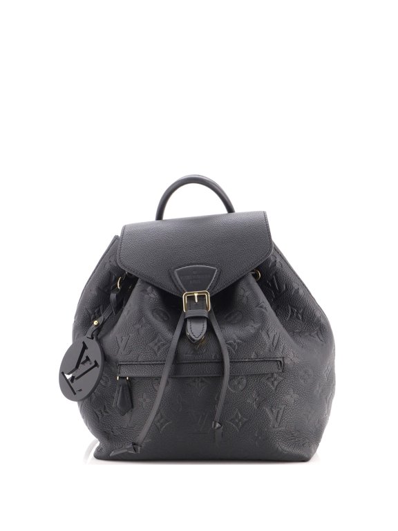 Pre-Owned Montsouris NM Backpack Monogram Empreinte Leather PM By Rebag