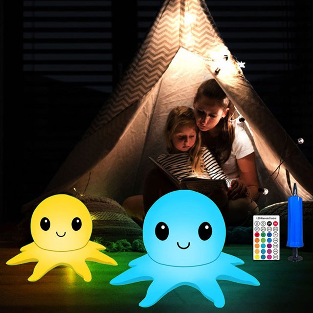 Luz solar flotante para piscina Control remoto de luz que cambia de color RGB (2 piezas)