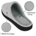thumbnail image 3 of VONMAY Women's Cozy Slippers Two-Tone Indoor Outdoor House Shoes, 3 of 7