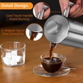 thumbnail image 3 of Cafetera francesa Meelio, pequeña, 600 ml, acero inoxidable, 3 of 9