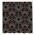 thumbnail image 3 of Ambesonne Abstract Floral Shower Curtain, Funky Petal Forms, 69"Wx70"L, Charcoal Grey Multicolor, 3 of 5