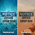 thumbnail image 6 of (2 Pack) Office Drop Box OSHA Notice Sign 18 Inch X 12 Inch Plastic Sign, Weather Resistant, UV Protected for Workplace, Business, and Construction Site, Made in the USA, 6 of 8