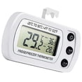 thumbnail image 3 of SHISUYAN 2pcs Digital Waterproof Fridge Thermometer LCD Display Freezer Room Temperature Monitor with Hook Max Min Memory for Household Use, 3 of 9