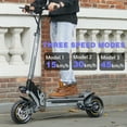 thumbnail image 6 of 15Ah 48V 1000W Electric Scooter 45km/h & 30-60KM, 10" Tires Folding E Scooter Mulitiple Suspension, Safe Dual Braking, Gift for Adult Teens Commuter Multi-Suspension IENYRID S1 Kick Scooter, 6 of 16