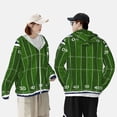 thumbnail image 4 of Fotbe American Football Field Chaqueta con Protección Solar UPF 50+ para Hombre y Mujer, Camisa con Capucha y Bolsillos-Large, 4 of 7