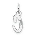 thumbnail image 6 of Auriga Fine Jewelry 14K White Gold Script Letter C Pendant for Women (L- 13 mm, W- 7.02 mm), 6 of 6