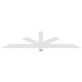 thumbnail image 4 of 84"W x 17 1/2"H x 2"D x 4"F, 5/12 Pitch, Kennewick Architectural Grade PVC Gable Bracket, 4 of 8