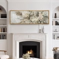 thumbnail image 2 of IDEA4WALL Extra Large Framed Canvas Print Wall Art Rustic Floral Bouquet Classic Art Vintage Farmhouse Flowers Art Wall Decor Oversized Artwork Relax/Calm for Living Room - 60"x20", 2 of 5