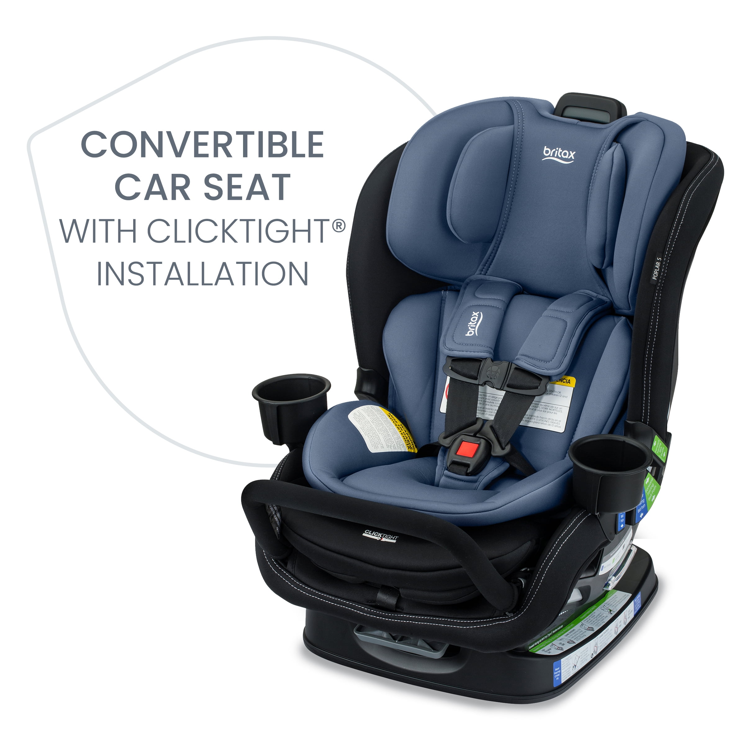 Britax Poplar S Convertible Car Seat, Arctic Onyx