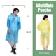thumbnail image 2 of leyfeng Ponchos Family Pack, Poncho de Lluvia para Adultos y Niños (Pack de 5 4 Colores) Desechables, 2 of 7