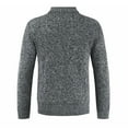 thumbnail image 3 of relayinert Stay Warm And Comfortable Knitted Sweater Cardigan Multiple Sizes Available Knitted Sweater For Men dark grey M 1Set, 3 of 6