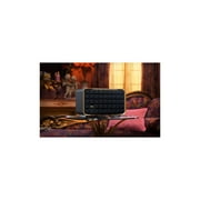 JBL Authentics 200 - Smart home speaker with Wi-Fi, Bluetooth and Voice Assistants with retro design - Black