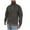 Coffee, variant on lkfuzj Mens Quarter Zip Pullover Slim Fit Solid Color Knitted Shirts Tops Casual Mock Neck Long Sleeve Pullover Sweater - Dark Gray