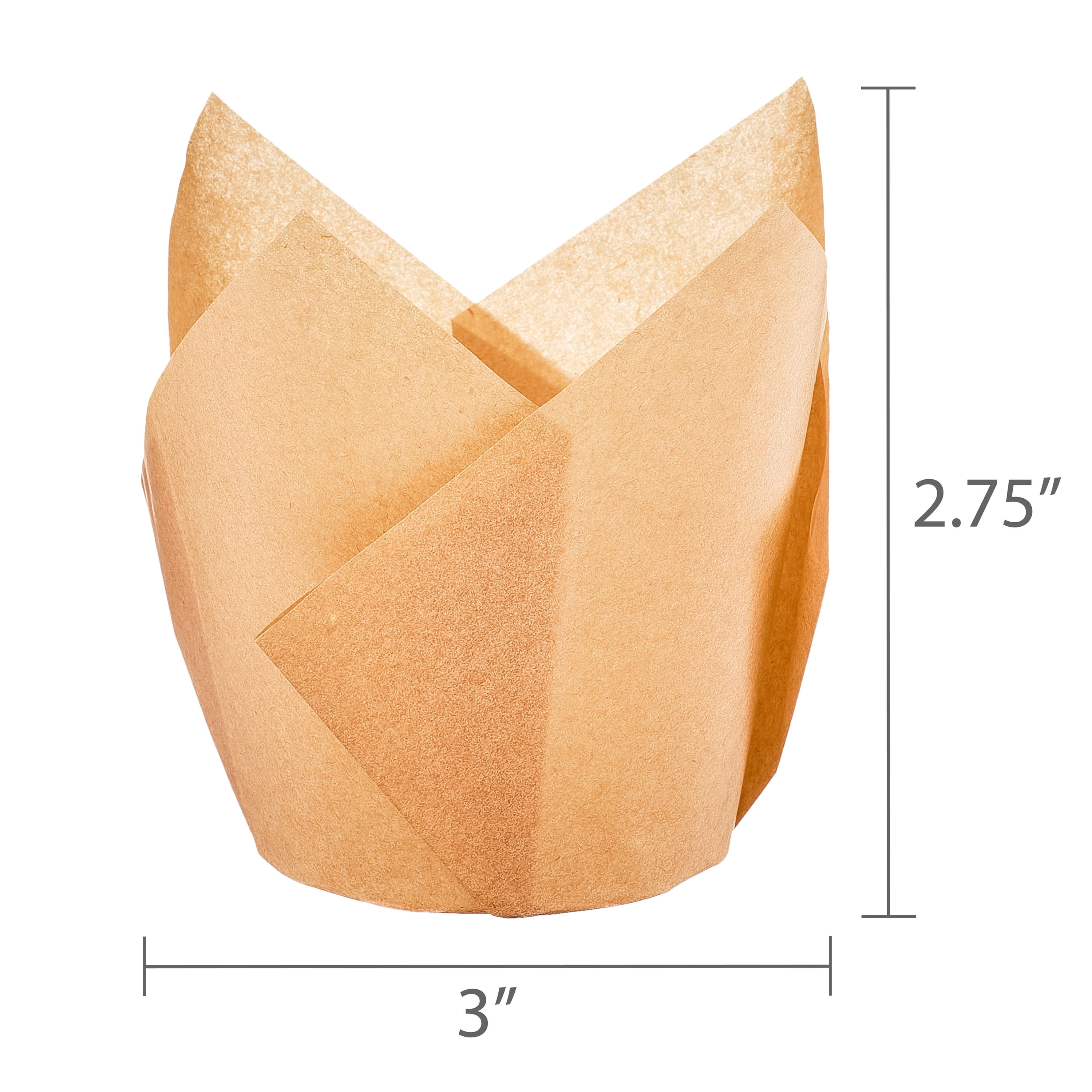 Kraft Tulip Baking Cups, 24 Pieces, by Way To Celebrate
