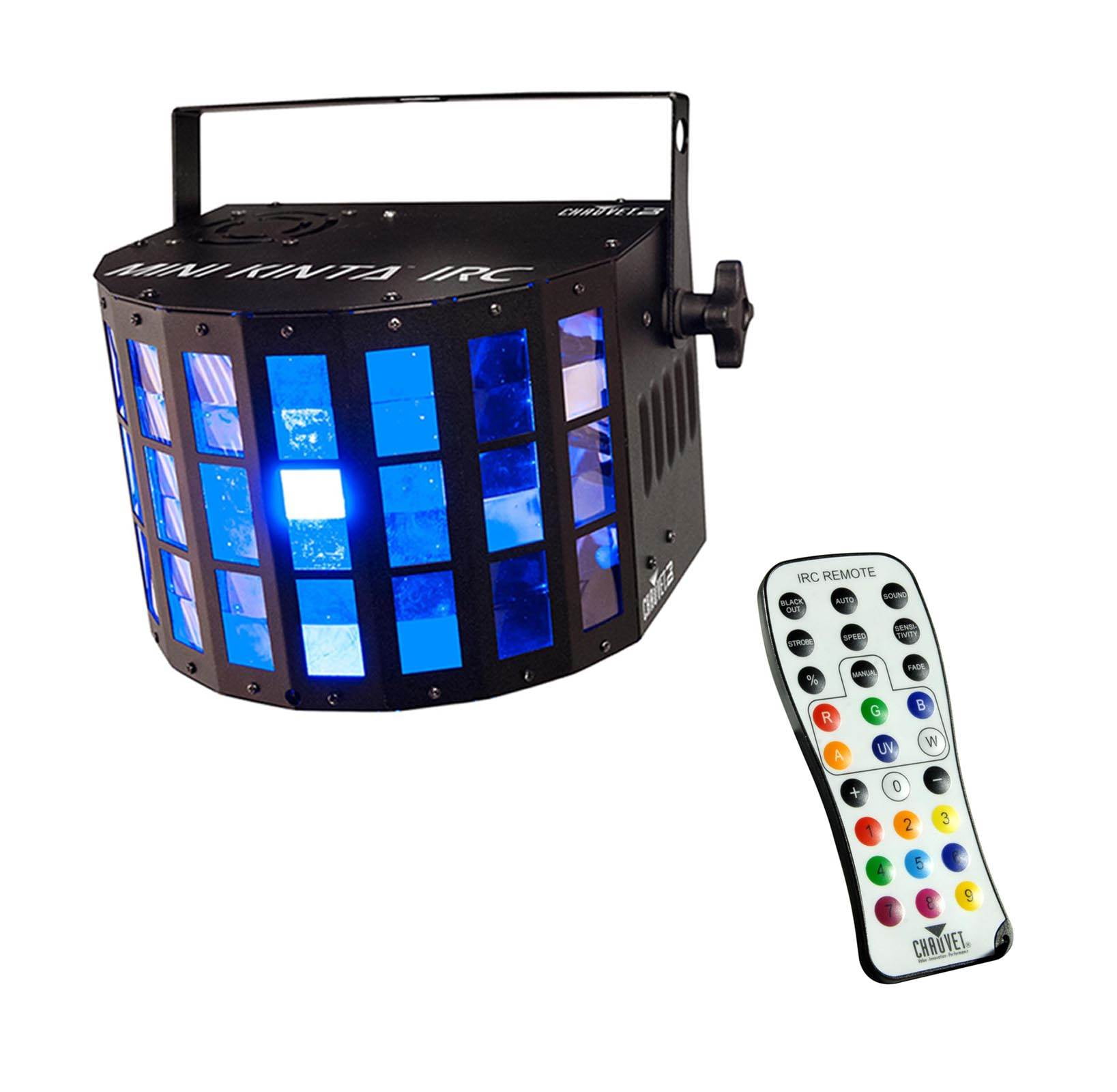 Chauvet Dj Mini Kinta Irc 3w Led Rgb Dmx Lighting Effect Irc 6 Wireless Remote Walmart Com
