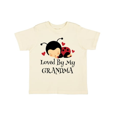 

Inktastic Loved By Grandma ladybug Gift Toddler Boy or Toddler Girl T-Shirt