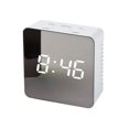thumbnail image 1 of Reloj con espejo digital LED multifuncional, luz blanca cuadrada, 1 of 5