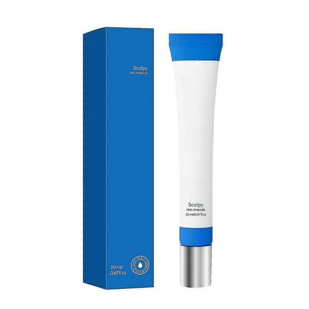 Scalpy Hair Growth Serum for Hair Loss & Thinning | Scalp Cooling Hair Ampoule for Men & Women | Exfoliates Dandruff & Soothes Itch | Non-Greasy, Ligh