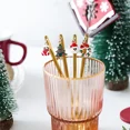 thumbnail image 4 of 1 pieza Feliz Navidad Acero inoxidable Oro Plata Alce Muñeco de nieve Santa Cuchara 2024 Año Nuevo Decoración navideña para el hogar 2023 Navidad, 4 of 5