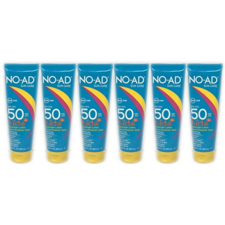 (6-Pack) NO-AD Suncare 50SPF High Kids Sunscreen Lotion 8.5Fl Oz Each Non