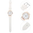 thumbnail image 2 of Shisuyan Montre-Bracelet Design Numérique Cuir Blanc Quartz 1Pcs 9.3X1.6In, 2 of 9