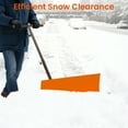 thumbnail image 2 of AKDSteel Pelle à Neige en Métal Robuste avec Roues, Lame Inclinée à 5 Positions Réglables et Poignée de Hauteur, Pousseur Ergonomique en Acier, Roues Antidérapantes, Bord en Caoutchouc pour un Déneigement Rapide, 2 of 8