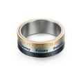 thumbnail image 3 of Mens Titanium Steel Time Ring Rotatable With Three Color Not Inlaid Ring Geometry Europe Style Durable Build Quality, 3 of 6