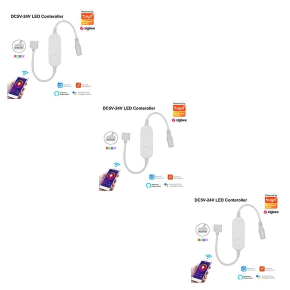 Sidaley Controlador de tira de luz LED RGB, aplicación de teléfono inteligente, barra remota, decoración de música para juegos, regulador de Type1 NO1