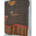 thumbnail image 3 of RLF Home Martini Glory 3" Rod Pocket Lining Luxurious and Elegant Window Treatment Valance 50" x 16" Oakwood, 3 of 4