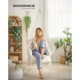 thumbnail image 2 of Hammock Chair with Large, Thick Cushion, Boho Swing Chair for Bedroom, Patio, Balcony, Garden, Holds up to 264 lb, Accessories Included, Cream White, 2 of 7