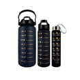 thumbnail image 1 of Set de 3 botellas motivadoras MYRVA con marcador de tiempo, 1 of 4