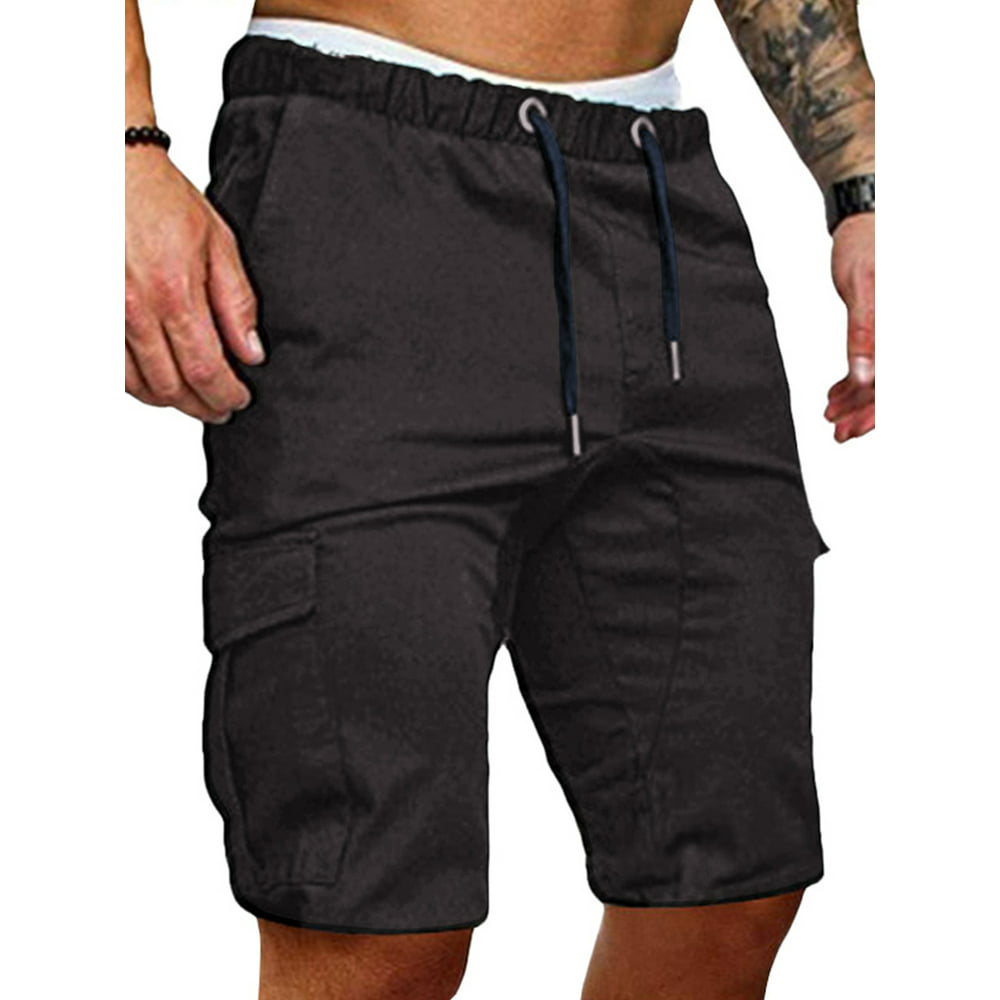 Cvlife Cvlife Drawstring Cargo Shorts For Men Lightweight Dry Fit Elastic Waist Workout Shorts